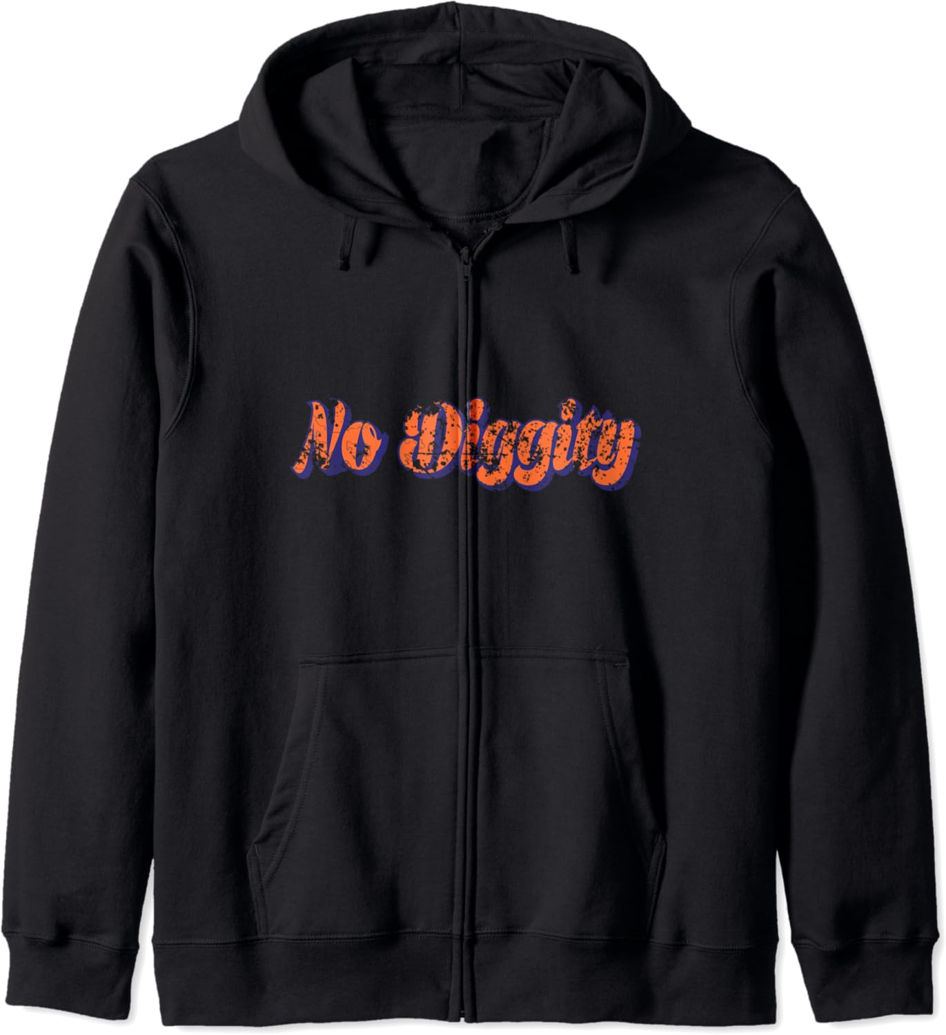 NO DIGGITY No Doubt A 90s Slang Phrase Zip Hoodie